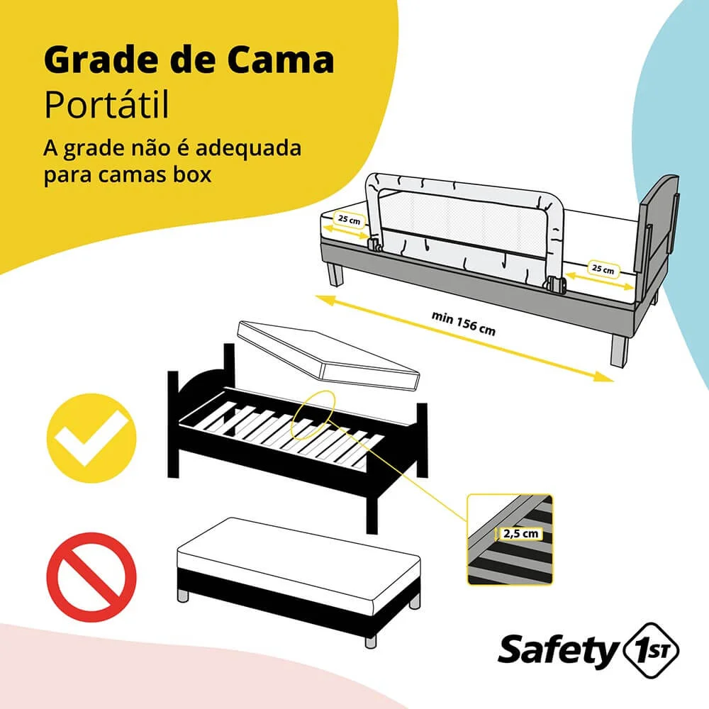 Grade de Cama Portátil - Safety First