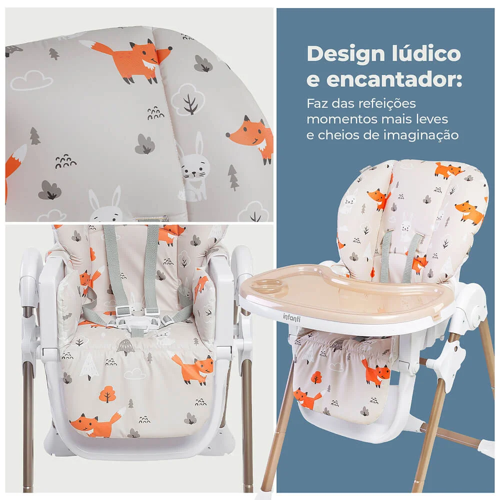 Cadeira de Refeição Panacota - Infanti (6 meses a 23 Kg)